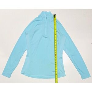 Patagonia Capilene Performance Baselayer 1/4‎ Zip Pullover Blue Womens Large